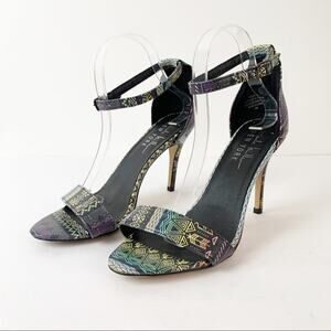 Nicole Miller Multi-color Heels Sandals SIZE 7.5